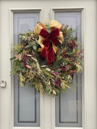 Charming woodland wreath