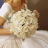 Graceful Rose & Stephanotis Scented Bridesmaid Bouquet